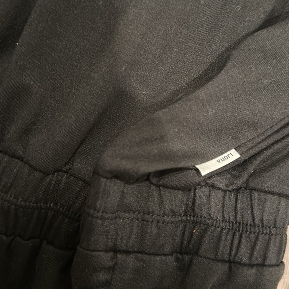 Vuori Luna Black Jumpsuit with Pockets - L - Picture 2 of 3